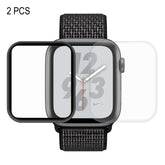2 PCS ENKAY Hat-Prince 3D Full Screen PET + 3D Full Screen Electroplating PET Curved Heat Bending HD Screen Protector For Apple Watch Series 6 / 5 / 4 / Watch SE 44mm